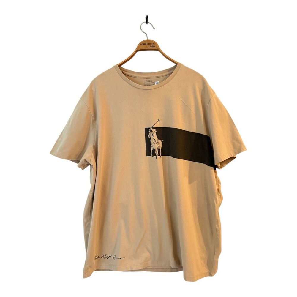 Polo‎ Ralph Lauren Standard Fit Big Pony Jersey T-Shirt Size XXL - Picture 2 of 8